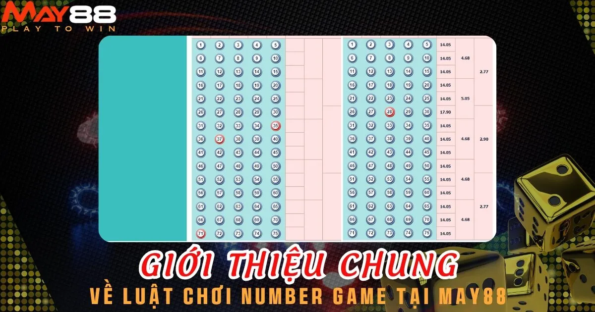 Hướng dẫn luật chơi cơ bản trong Number Game tại May88